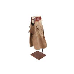 Hand Made Artisan Leather Cowboy Chaps Has coin conchos.Has coin conchos.