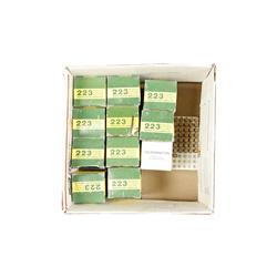 Lot of .223 Reloaded Ammo Consists of 11 full boxes (plus some) of Western Ammunition Service reload