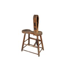 Wooden Antique Leather Stitching Horse