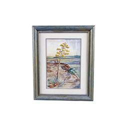 Original Watercolor on Paper Signed MK Dunham in lower right hand corner, depicting pheasants in the