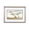 Image 1 : Original Watercolor on Paper Signed J Walker, depicting game birds, image size is 18 1/2"x11 1/2".Si