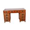 Image 1 : Qing Writing Desk Made of elm, measures 29"x52"x24", undecorated three piece desk with miter joints,