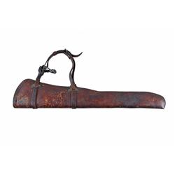 Leather Rifle Scabbard by L S Co Army stamped OEG 1918, in overall good condition, majority of stitc