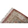 Image 1 : Barker Bros Handmade Oriental Rug Cream and mauve with floral design, measures 8x10.Cream and mauve 