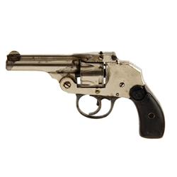 Iver Johnson DA TB Cal .32 S&W SN:34264 Double action, concealed hammer, 5 shot pocket revolver. Nic