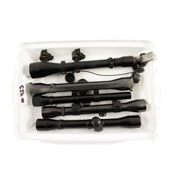 Lot of Rifle Scopes Misc rifle scopes mostly from Weaver including K4 and K4-1.Misc rifle scopes mos