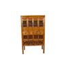 Image 1 : Asian Kitchen Cabinet Made of elm with spindle work, finished in original natural wood, open spindle