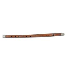 Civil War Era Rosewood Flute Silver tip, measures 16 1/2" overallSilver tip, measures 16 1/2" overal