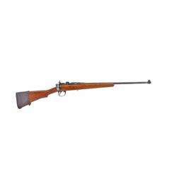 British Enfield No 4 MK 1 Cal .303 Brit SN:B32892, Sporterized British military rifle. Blued finish,