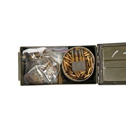 Lot of Mostly Military Rounds Including 7 clips of M1 Garand in clips,  1 can - .30-06 blanks for a 