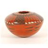 Image 1 : Collection of Two Mexican Pots Both are sienna brown & black, one is signed Julio Ledezna on bottom 