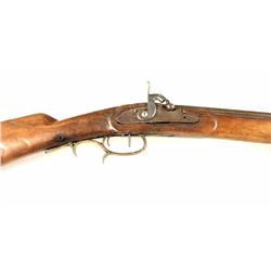 Unknown Plains Rifle Approx .36 Cal SN:NVSN Old Southern "Poor Boy" Plains type percussion rifle, 47
