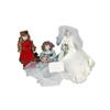Image 1 : Collection of 3 Bisque Headed Dolls Including one "Princess Diana Bride Doll" with certificate of au