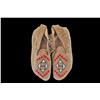 Image 1 : Men's Blackfoot Moccasins Fringed with beaded diamond design.Fringed with beaded diamond design.