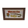 Image 1 : Winchester Mirror With Model 1873 advertiser. Measures 24"x11".With Model 1873 advertiser. Measures 