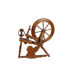 Antique Maple Spinning Wheel Made in the USA by Rick Reeves, signed on bottom  1976, W Amona, IA. Me