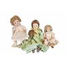 Image 1 : Collection of 3 Old Dolls Including "Ideal" composition and two hard plastic.Including "Ideal" compo