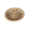 Image 1 : Popago Basketry Tray with Geometric Designs Shows very good condition with minor whipping loss at ri