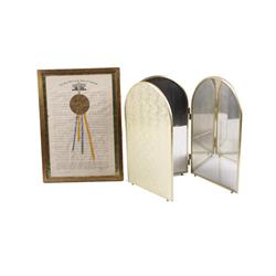 Collection of 5 Prints Including a JoeGrandee print on canvas, a special award from the Great West F