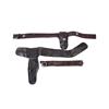 Image 1 : Lot of Leather Ammo Belts and Holsters Consists of 3 ammo belts, 2 with matching holsters. 2 belts s