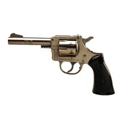 H&R Mdl 733 Cal .32S&W Long SN:AR8981 Double action 6 shot revolver. Stainless steel construction, b