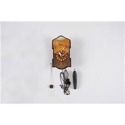 1930s Kitchen Wall Clock by Sarah Bode Unknown working condition, hand painted face.Unknown working 