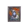 Image 1 : Original Oil on Canvas by MJCH Signed lower left hand corner, depicting an Indian Mud Head Kachina, 