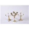 Image 1 : Collection of 3 Candelabras Two matching and one other.Two matching and one other.