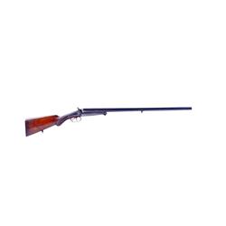 Husqvarna Mdl 17 12 ga SN:160564 Double barrel exposed hammer shotgun made in Sweden in 1936. Blued 