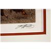 Image 2 : Limited Edition Lithograph #99/100 Entitled "Wild Turkeys" by Joe Hessell, signed lower right hand c