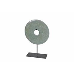 Decorative Asian Round Carved Disc Includes stand.Includes stand.
