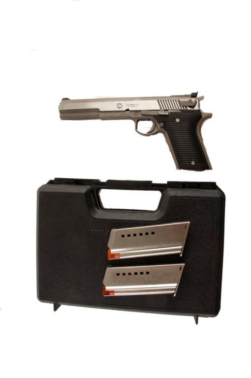 AMT Automag III Cal .30 Carbine SN:A05077 Single action semi-auto ...