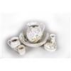 Image 1 : Antique 6 Piece Porcelain Collection Consisting of a slop jar and pitcher, small pitcher, cup, brush