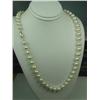 Image 2 : Pleasant Ladies 18" Strand of Round Pearls Averaging 7.00mm in diameter. Retail: $999.00Averaging 7.