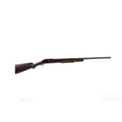 Winchester Mdl 97 12 ga SN:156917 Nice pump action shotgun with exposed hammer. Blued finish, smooth