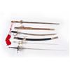 Image 1 : Collection of 4 Reproduction Swords Often used for reenactments or plays.Often used for reenactments