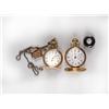 Image 2 : Lot of 2 Elgin Hunter Cased Pocket Watches Both are rolled gold, one is very fancy engraved with the