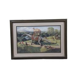 Limited Edition Fine Art Print #1599/3500. From the Dyna-Topia book by James Gurney. Image size is 1