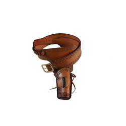 Leather Chapparral Made Holster Rig Arizona Territory, light tan, for a Colt SAA 4 3/4", stamped by 
