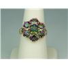 Image 1 : Dazzling 10K Yellow Gold Ladies Ring Set with 7 round mystic topaz weighing approx. 3.00 carats. Ret
