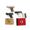 Image 1 : Lot of 3 Pocket Pistols SN:P004671/025947/1858143, Consists of: 1 - Davis P32 in .32 cal wood grips,