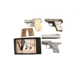 Lot of 3 Pocket Pistols SN:25742/40436/532070, Consists of: 1 - EIG, Germany, Pepperbox, .22 S,L,LR,