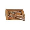 Lot of 9 Husqvarna Shotgun Actions Consists of Husqvarna double barrel shotgun partial receivers for