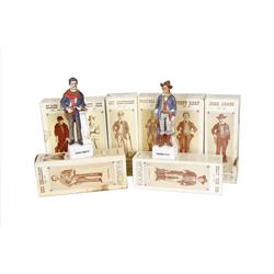 Collection of 8 McCormick Western Decanters All in original boxes.All in original boxes.