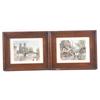 Collection of 3 Art Items With eagle ornamentation, measures 11 1/2"x21".With eagle ornamentation, m