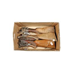 Lot of 6 Belgium Shotgun Stocks Only Lot includes the receiver/stock/buttplate for 6 Belgium antique