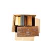 Lot of 8 Wood Handgun Display Boxes Most are for Colt and so marked. Some with cartridge holders, so