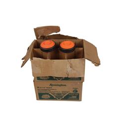 Lot of  Remington Clay Shotgun Targets Orange hi-vis dome targets for hand thrower. 1 full box of 90