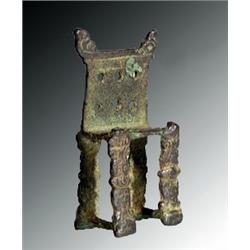 82A: A Roman Bronze Model of a Throne (for Jupiter)