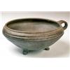 Image 1 : 106: A Large Iron Age Ceramic Tripod Footed Bowl